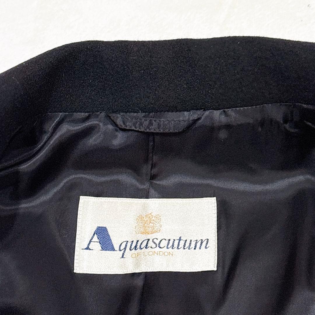 未使用✨　アクアスキュータム　チェスターコート　ウール　カシミヤ　ロング　9