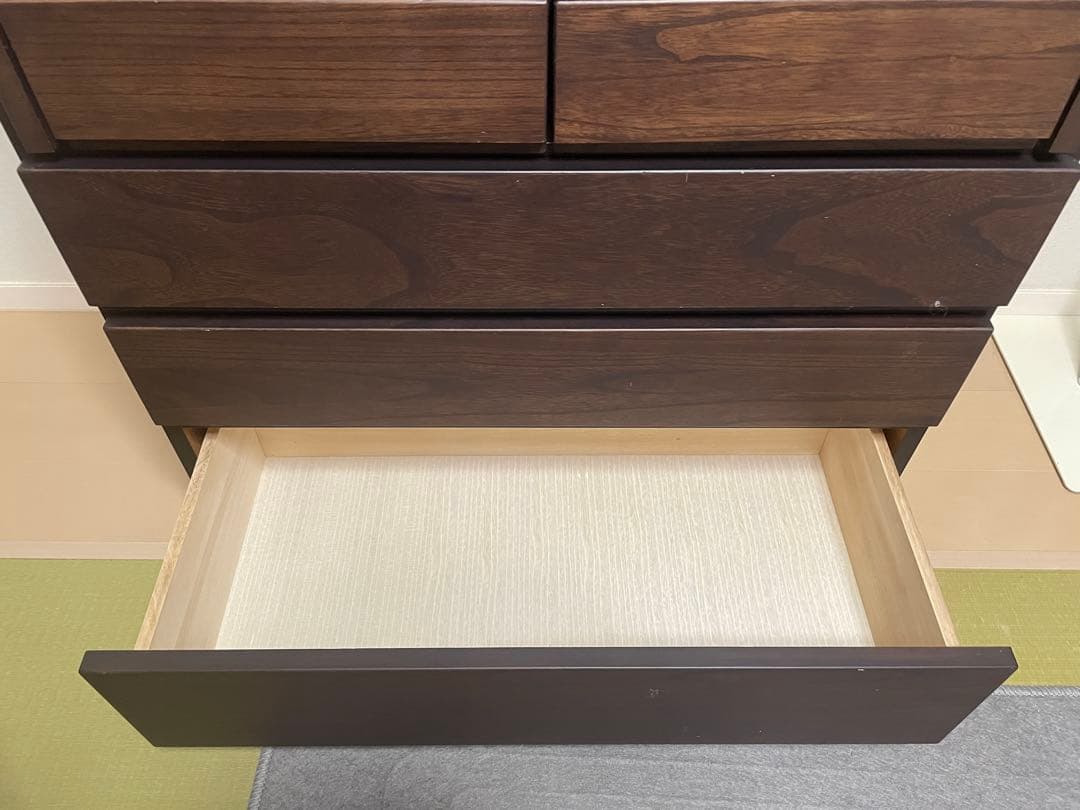 【送料込】ライティングビューロー　ダークブラウン