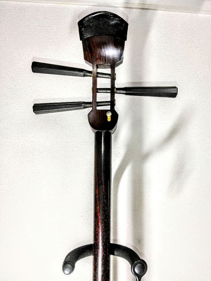 三味線 中棹 地唄 民謡 子持ち綾杉胴 紅木