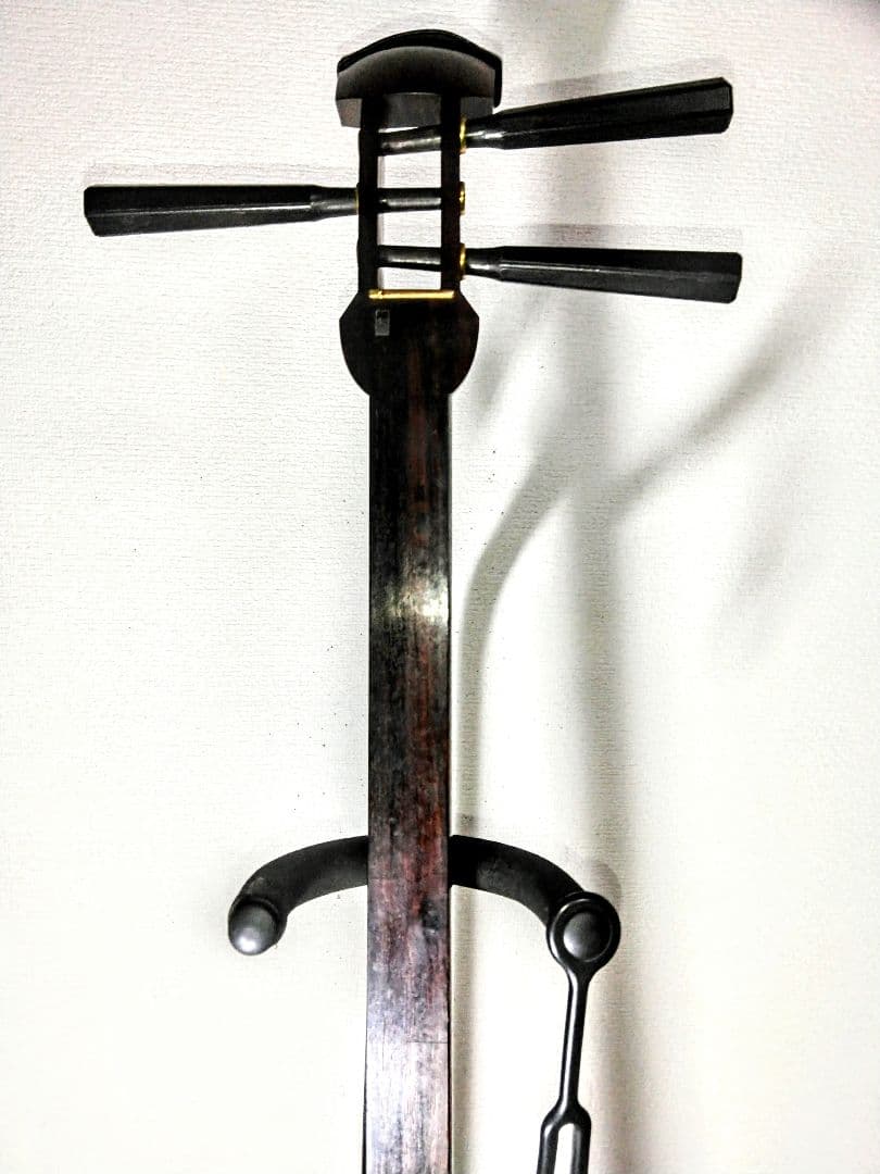 三味線 中棹 地唄 民謡 子持ち綾杉胴 紅木