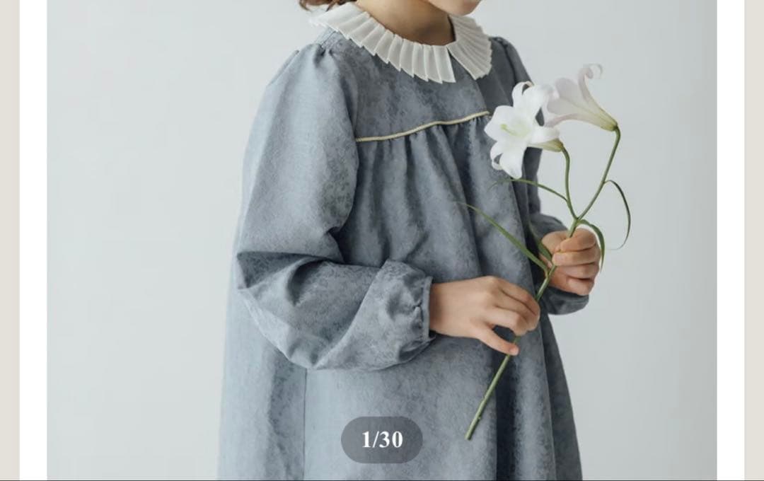 june-littlecloset　Petal 120cm ワンピース