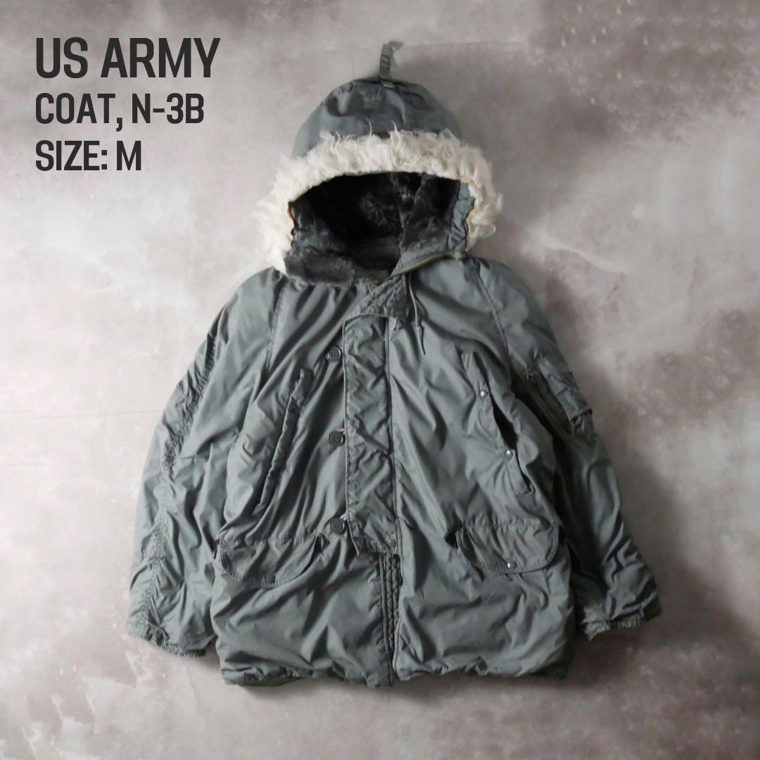 アメリカ軍 70s USA製 N-3B フライトジャケット カーキ M