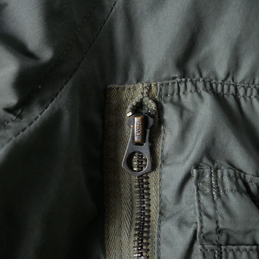 アメリカ軍 70s USA製 N-3B フライトジャケット カーキ M