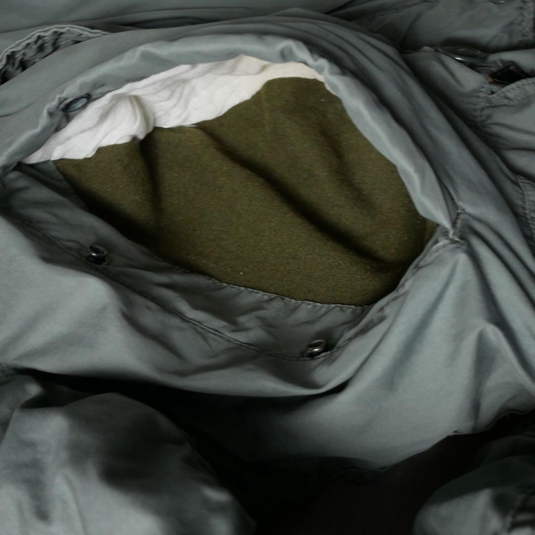 アメリカ軍 70s USA製 N-3B フライトジャケット カーキ M