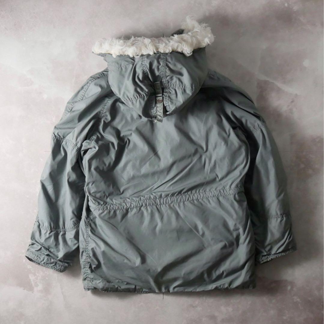 アメリカ軍 70s USA製 N-3B フライトジャケット カーキ M