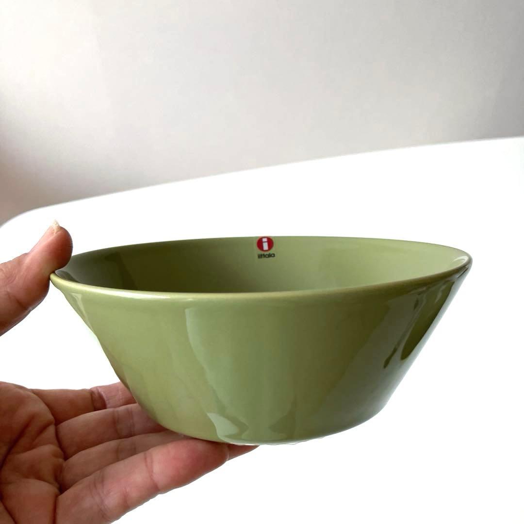  イッタラ　ティーマ　15cmオリーブグリーン　ボウル　廃盤色