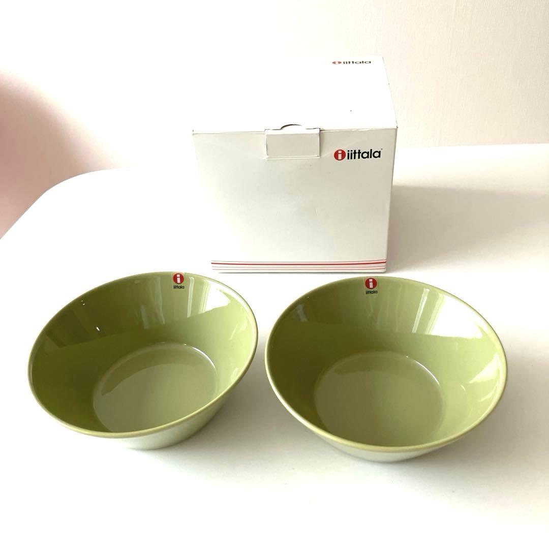  イッタラ　ティーマ　15cmオリーブグリーン　ボウル　廃盤色