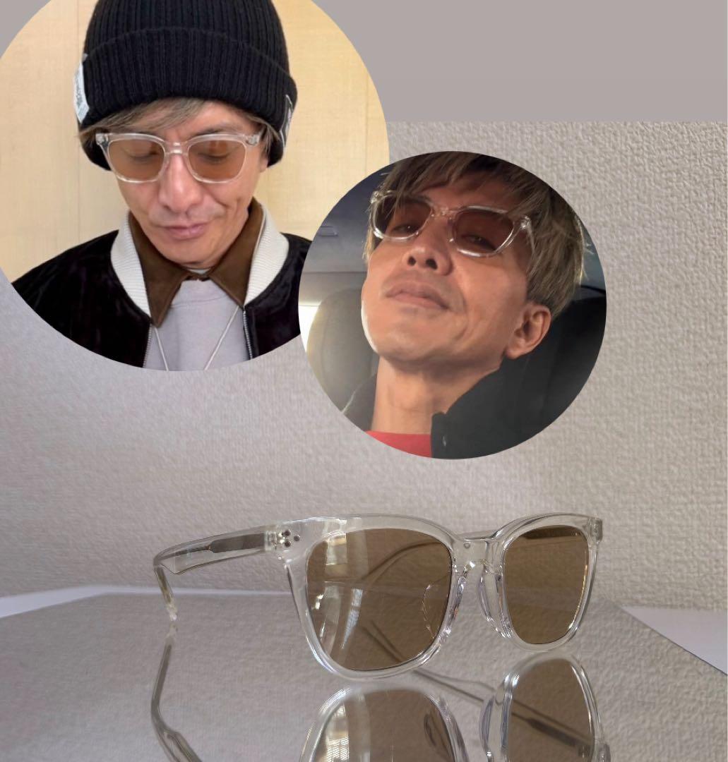 遅咲きの人気モデル！木村拓哉　owndays サングラス　クリアグレーフレーム