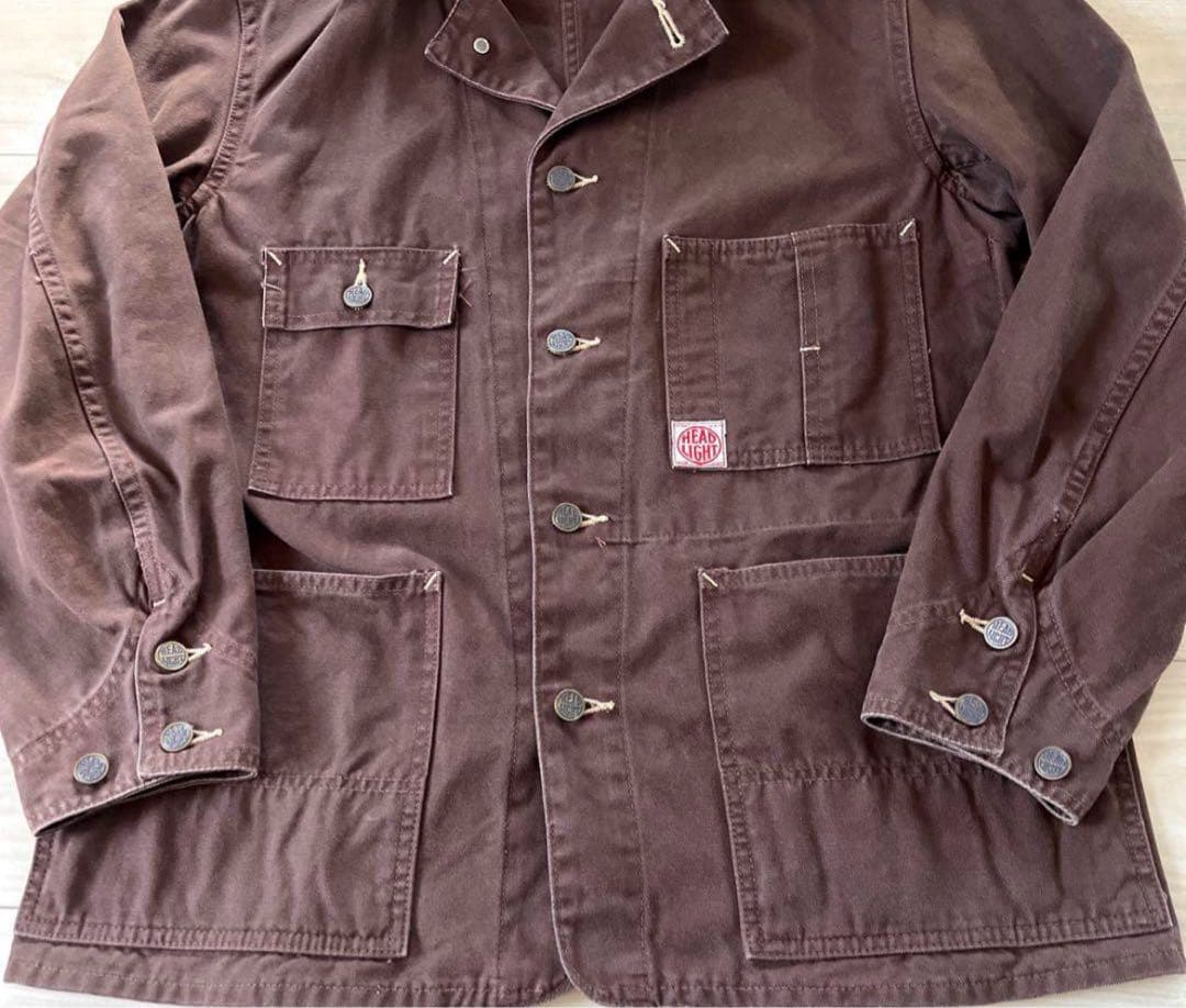 【HEADLIGHT】 ブラウンダック　カバーオール