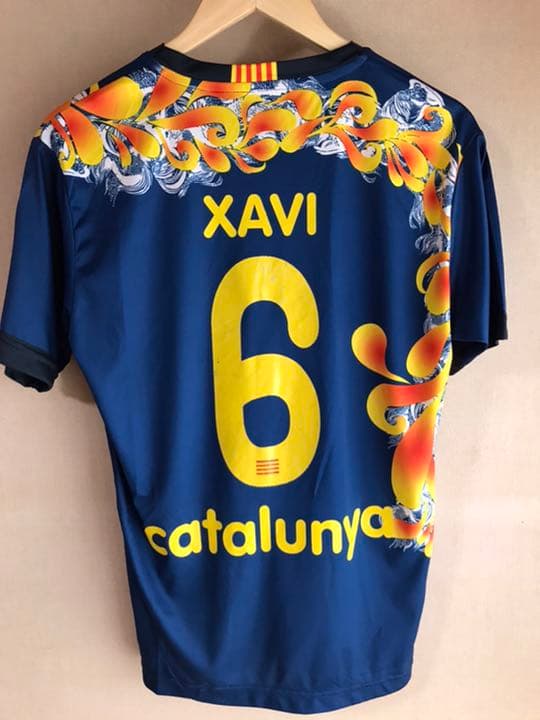 正規品ASTORE カタルーニャ選抜「6」シャビ・エルナンデス半袖Mユニフォーム