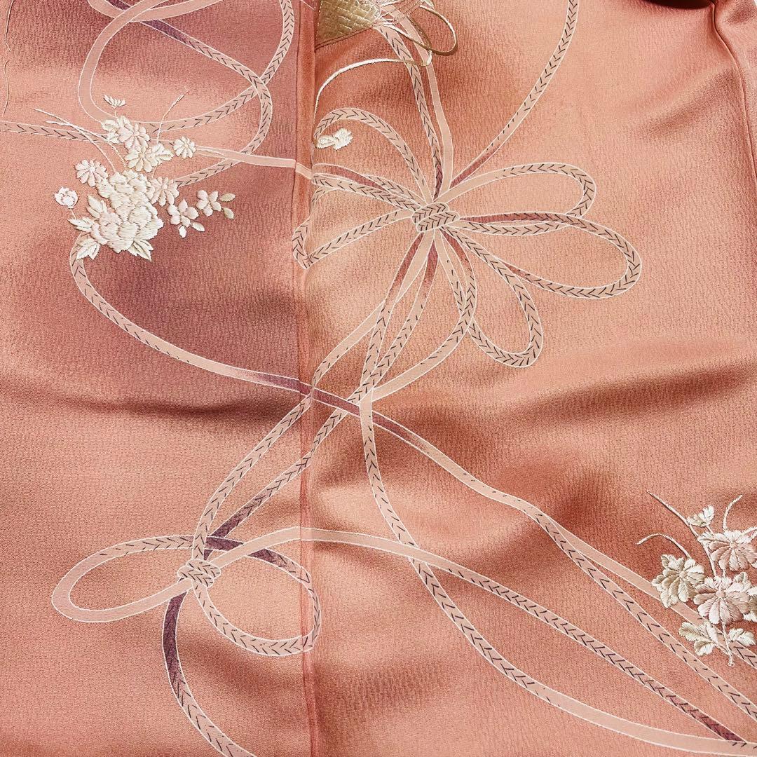 高級　未使用 正絹 付け下げ 訪問着　着物 刺繍