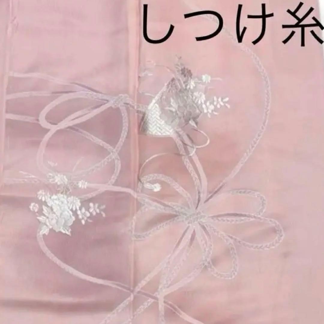 高級　未使用 正絹 付け下げ 訪問着　着物 刺繍