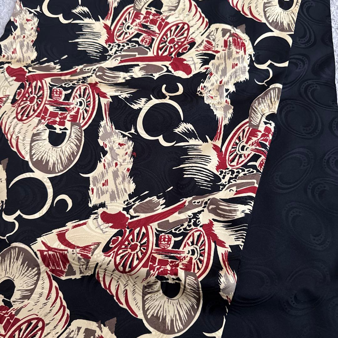 ダブルアールエル　イタリア製　シルク　スカーフ