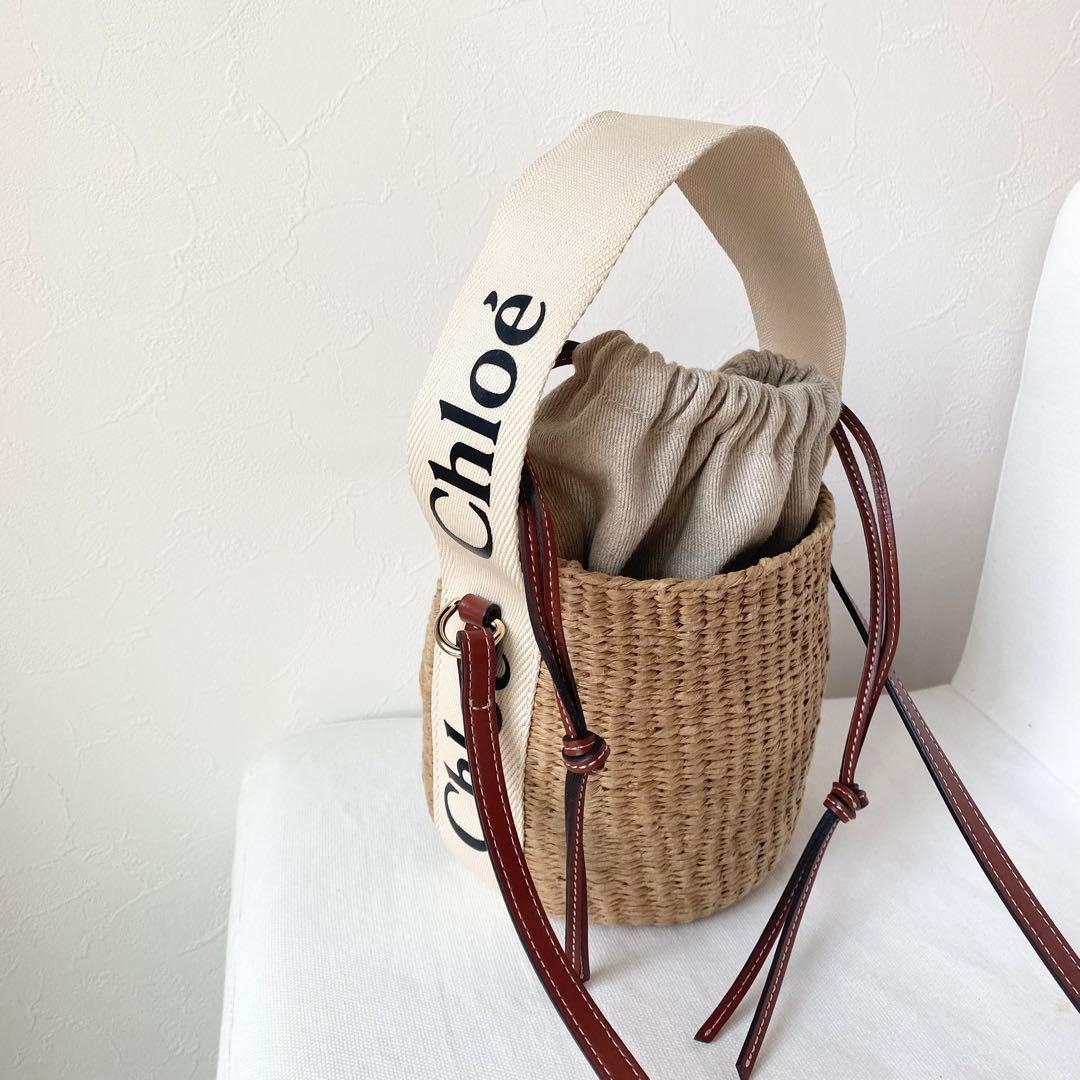 クロエ Chloe Woody スモールバスケット かごバッグ
