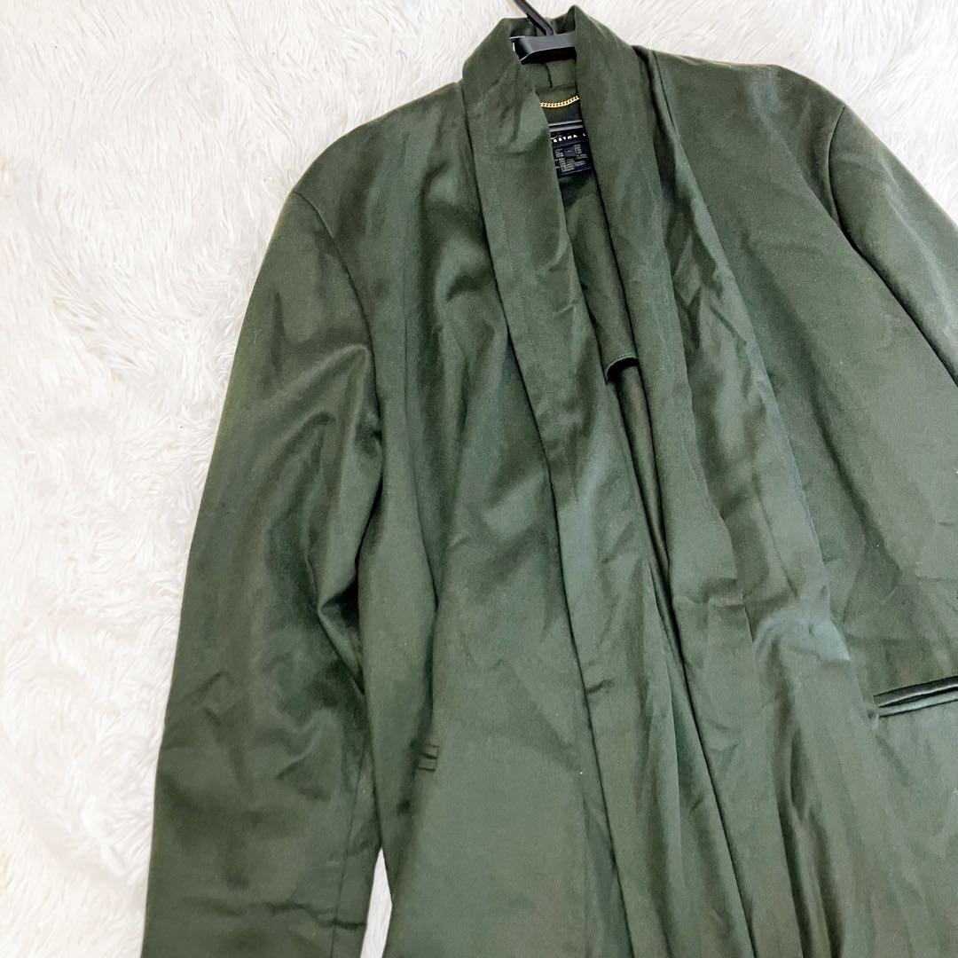 美品　エスカーダ　カシミヤ30% Lサイズ　グリーン　ジャケット　柔らか