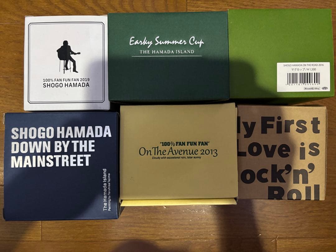 君*笑様 浜田省吾・マグカップ5+メラニンカップ1 全未使用品