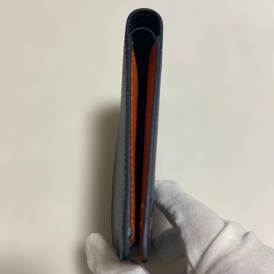 Polo Ralph Lauren ネイビー 二つ折り財布 アウトレット