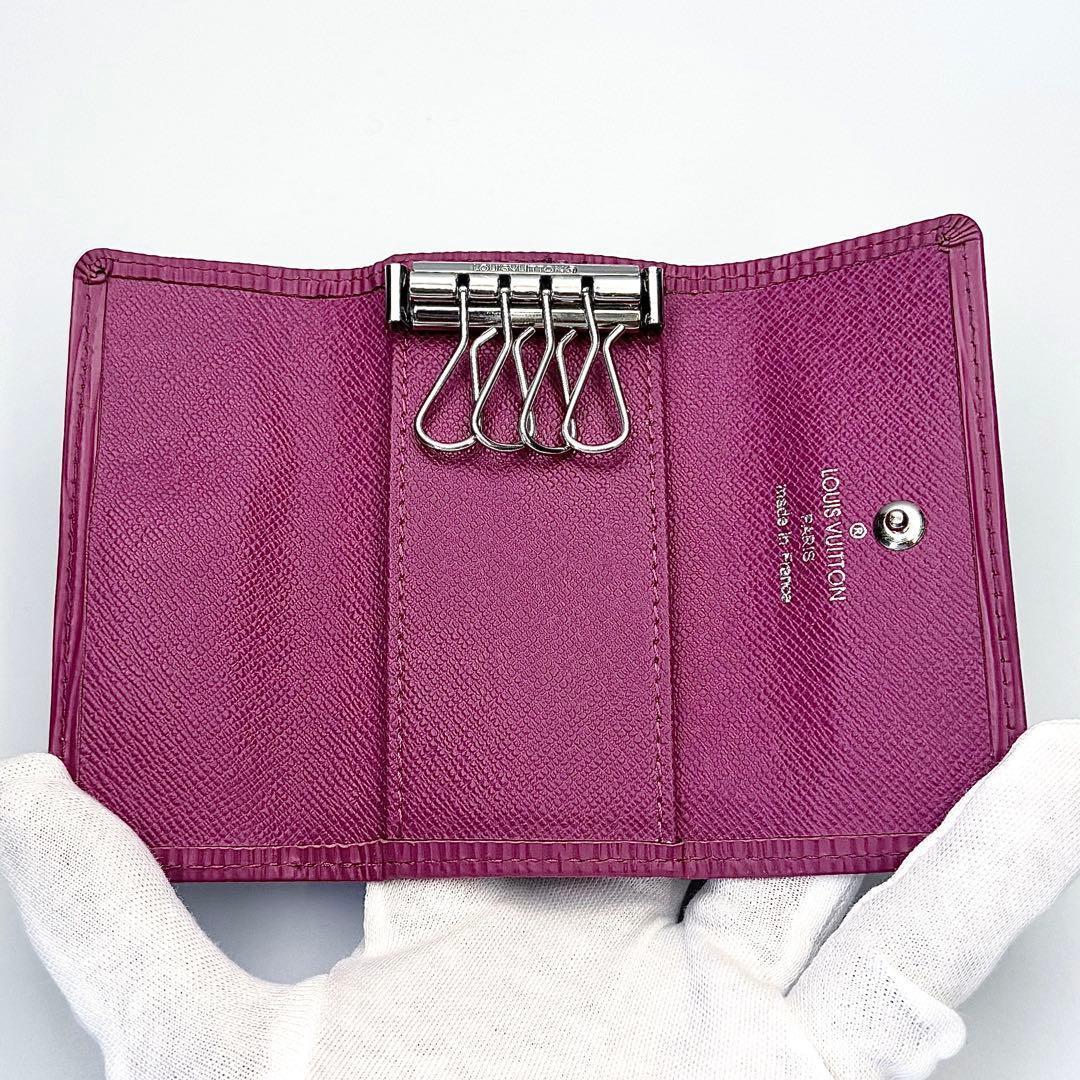 【即日発送】ルイヴィトン ミュルティクレ4 エピ カシス 正規品保証 Z362.