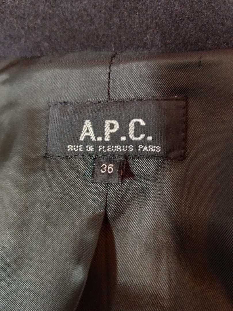 A.P.C.アーペーセー　メルトンウールコート　MADE IN FRANCE
