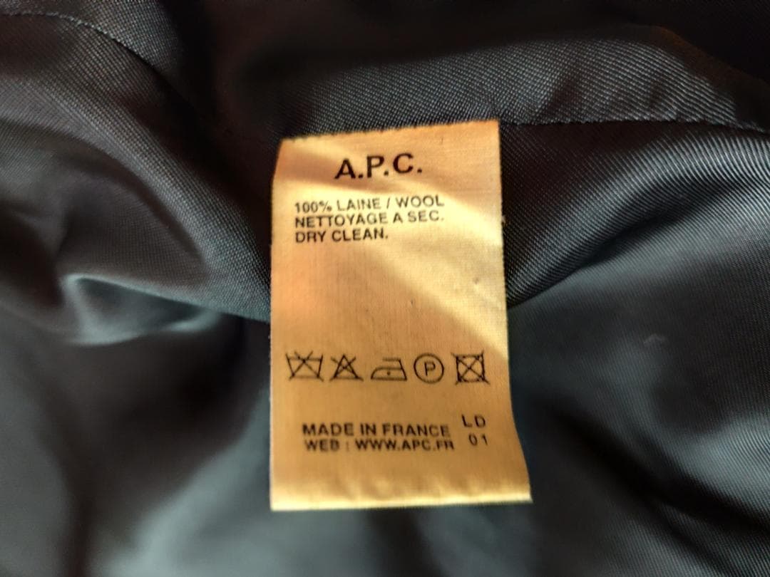 A.P.C.アーペーセー　メルトンウールコート　MADE IN FRANCE