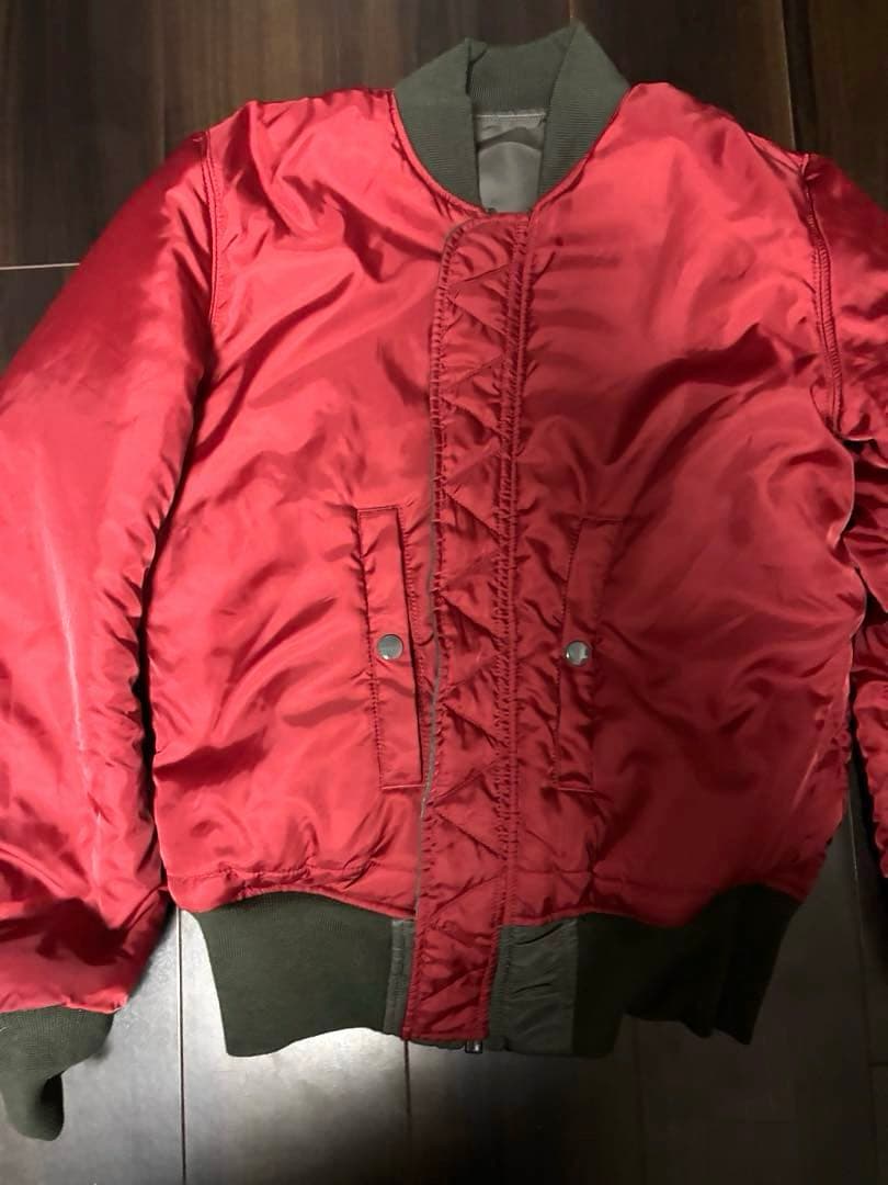 美品ALPHAフライトジャケットMA-1 MIL-J-82790J USAF