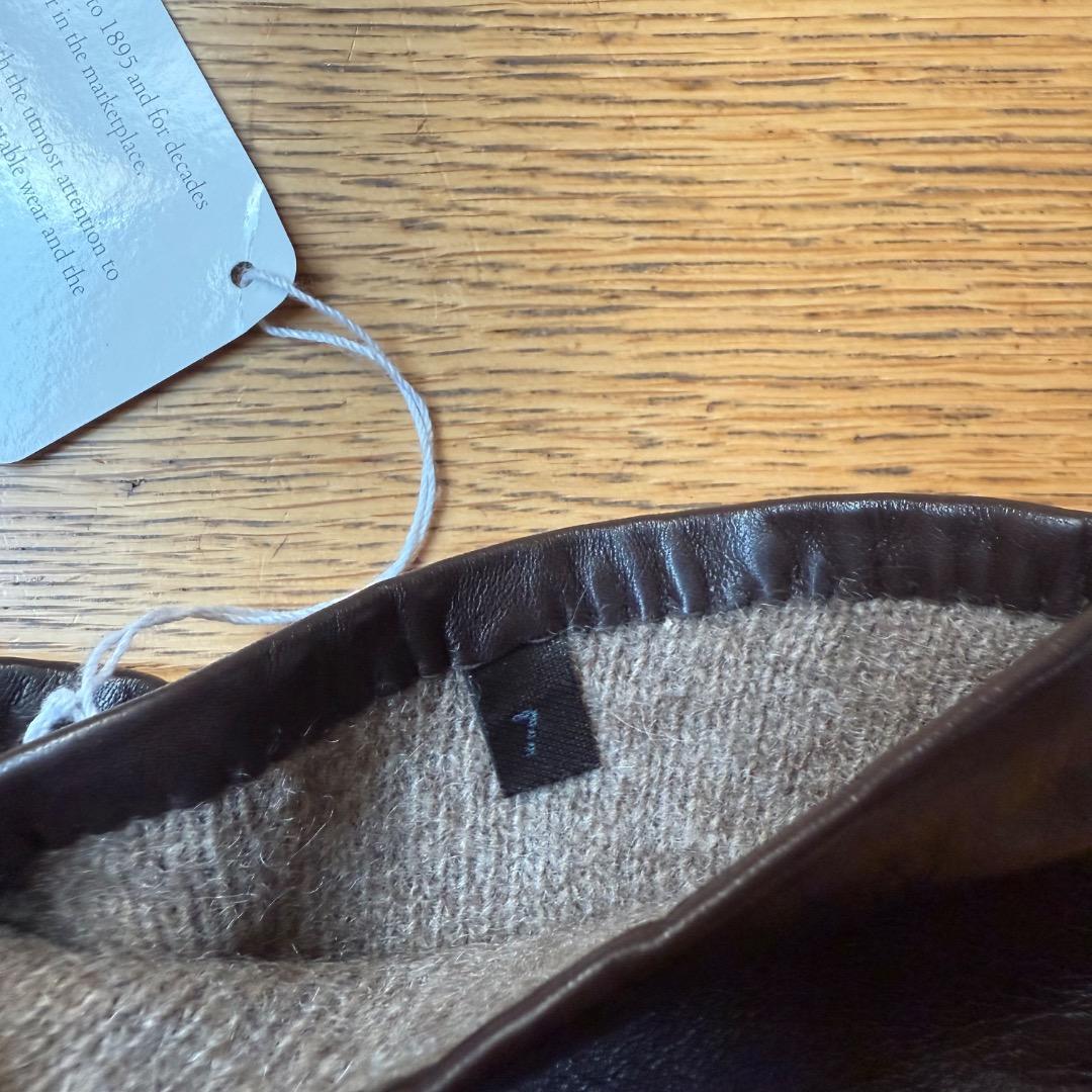 【お買得！】レザーグローブ　レディース　カシミア イタリア製