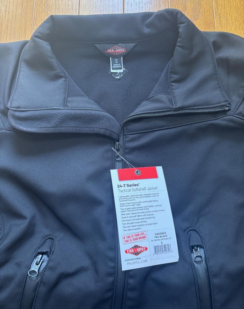 Tru spec タクティカルジャケットソフトシェルジャケットBLK　XLサイズ