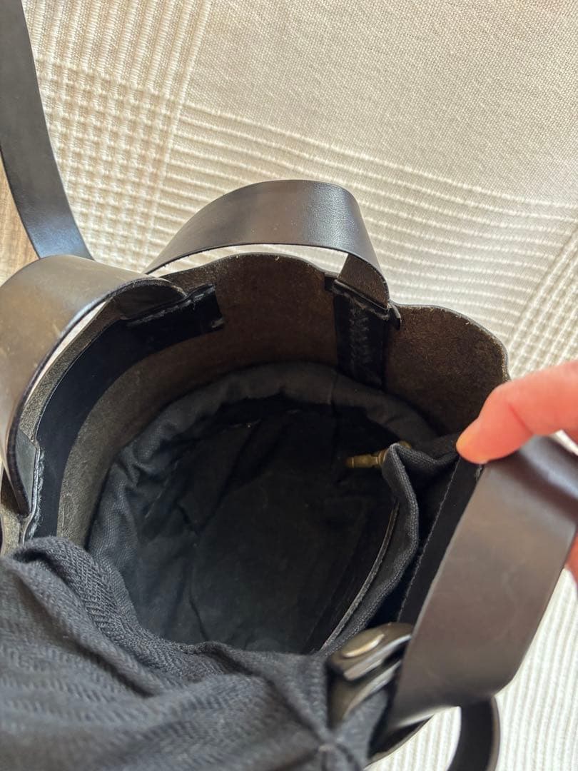 エバゴス　ebagos ブライドルレザー　紅藤 カゴ バッグ