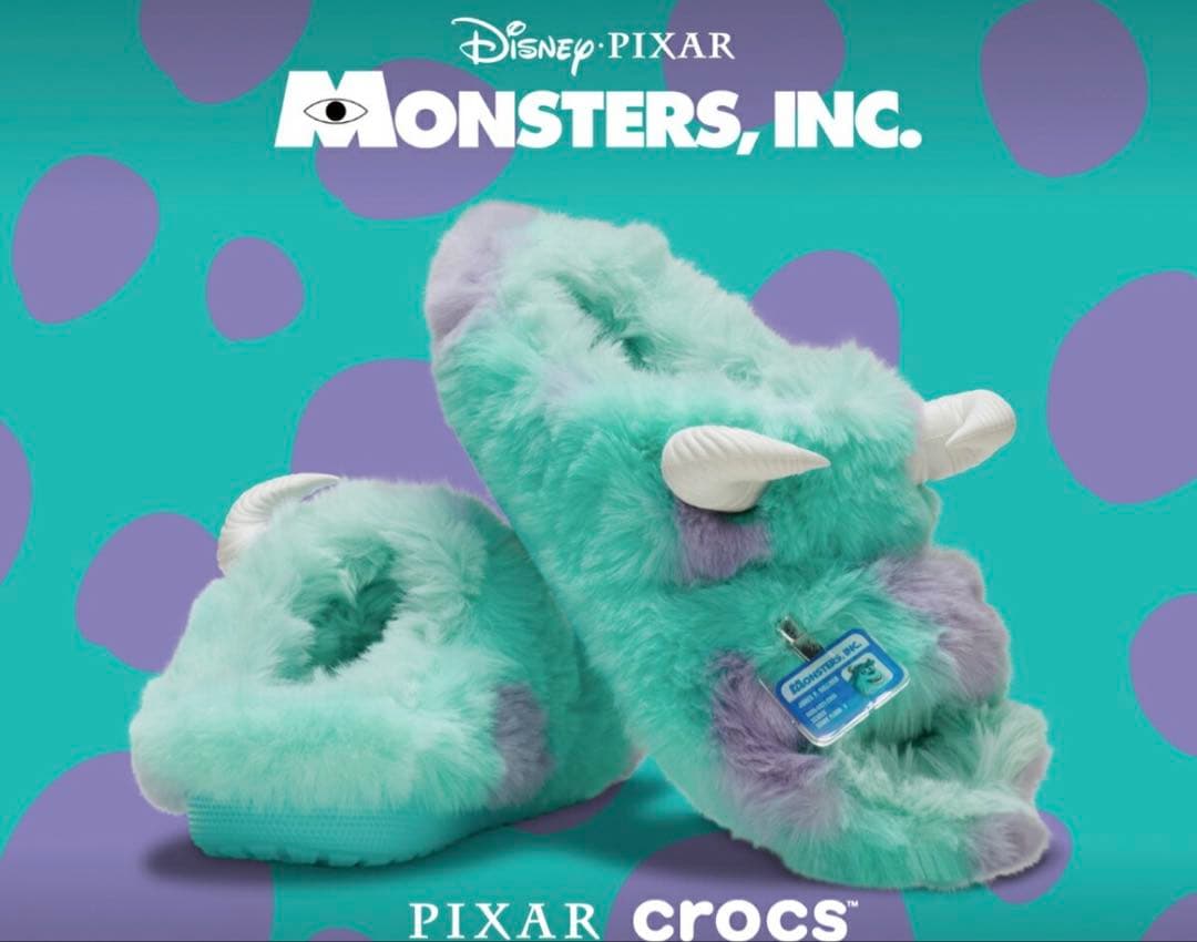 新品未開封　クロックス　モンスターズ・インク　コラボ　サリー　27cm サリバン