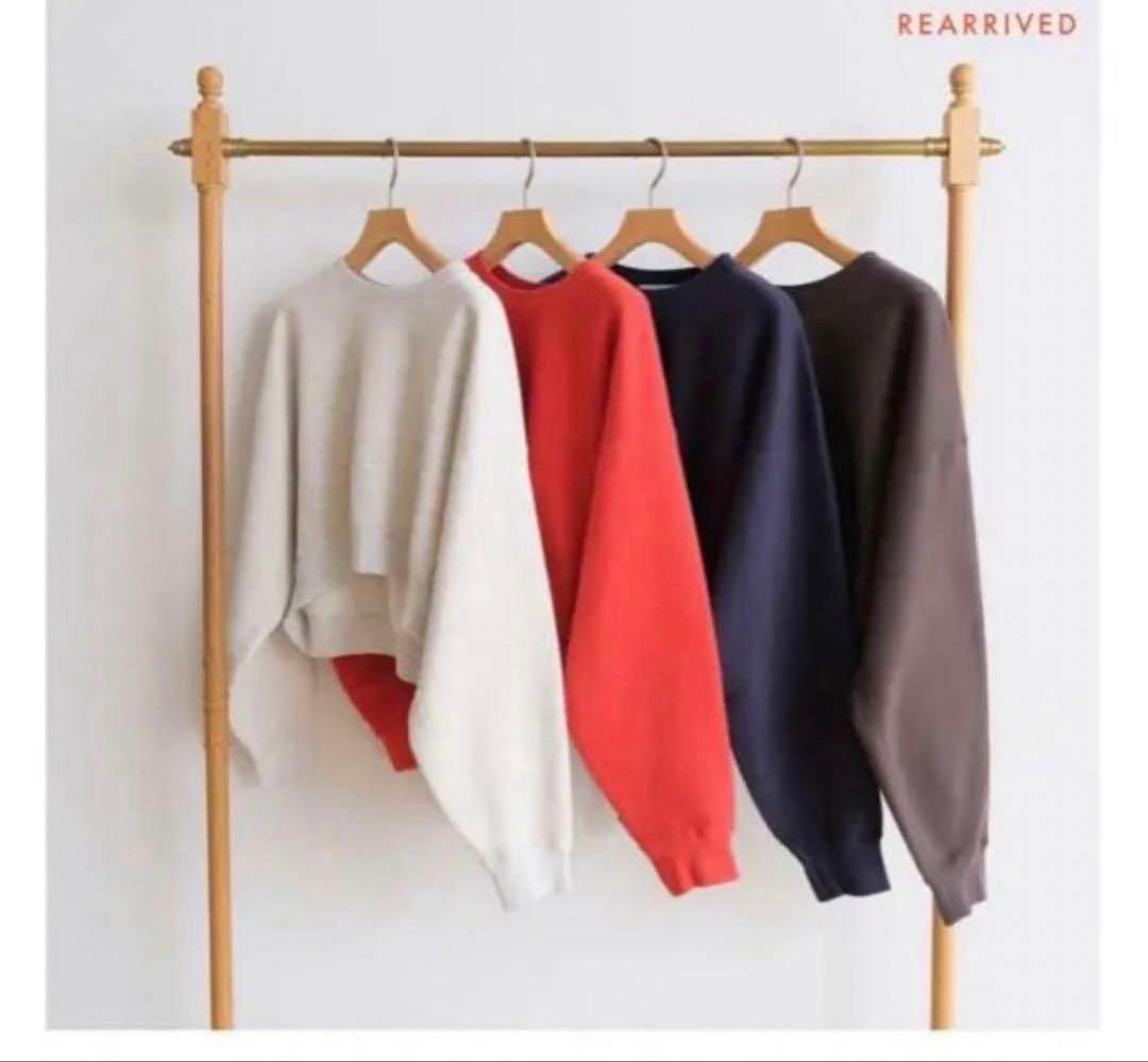 新品SeaRoomlynn VOLUMEスウェット ショートプルオーバー