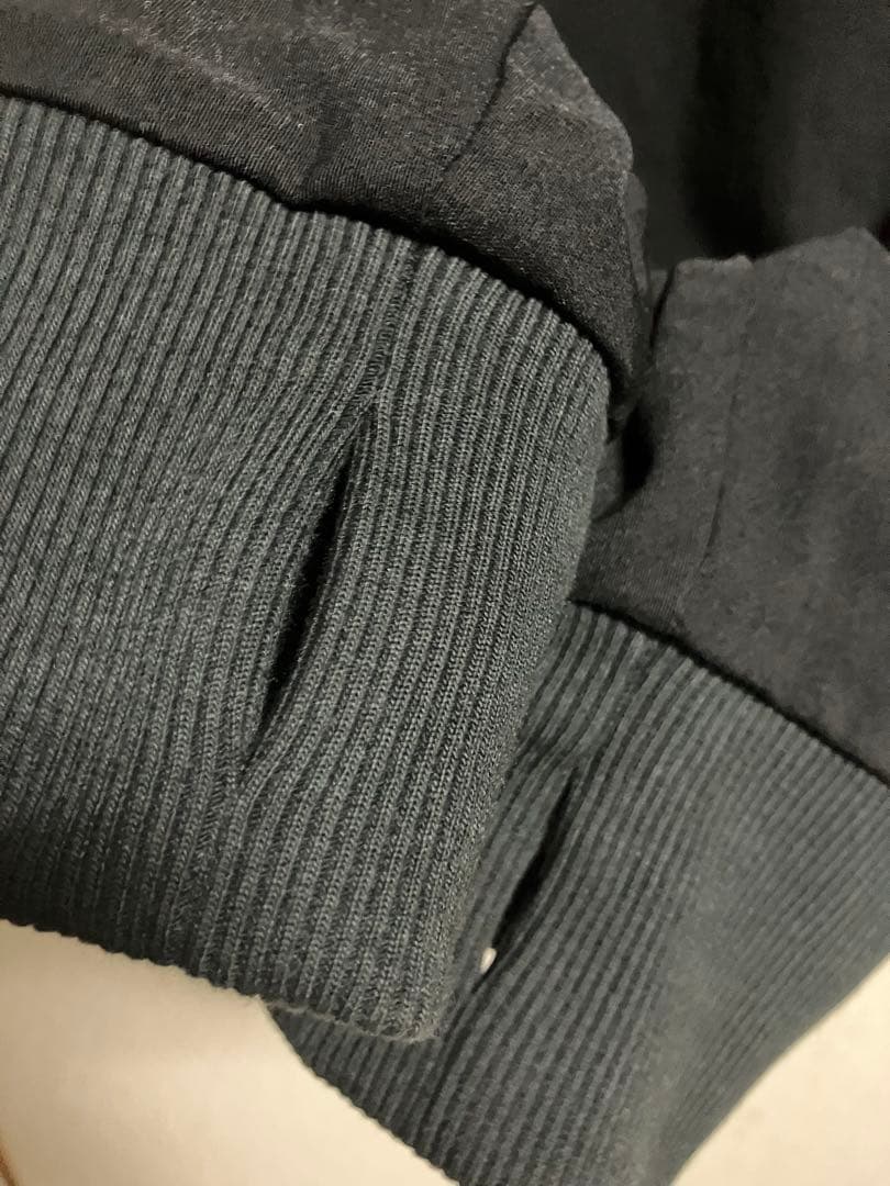 Thomkromストレッチ スリム ボンバージャケット ブラック サムホール