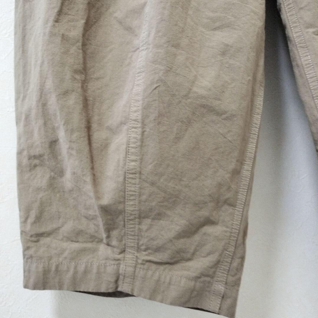 新品未使用　Curensologyカレンソロジー　コットンリネンドロストパンツ