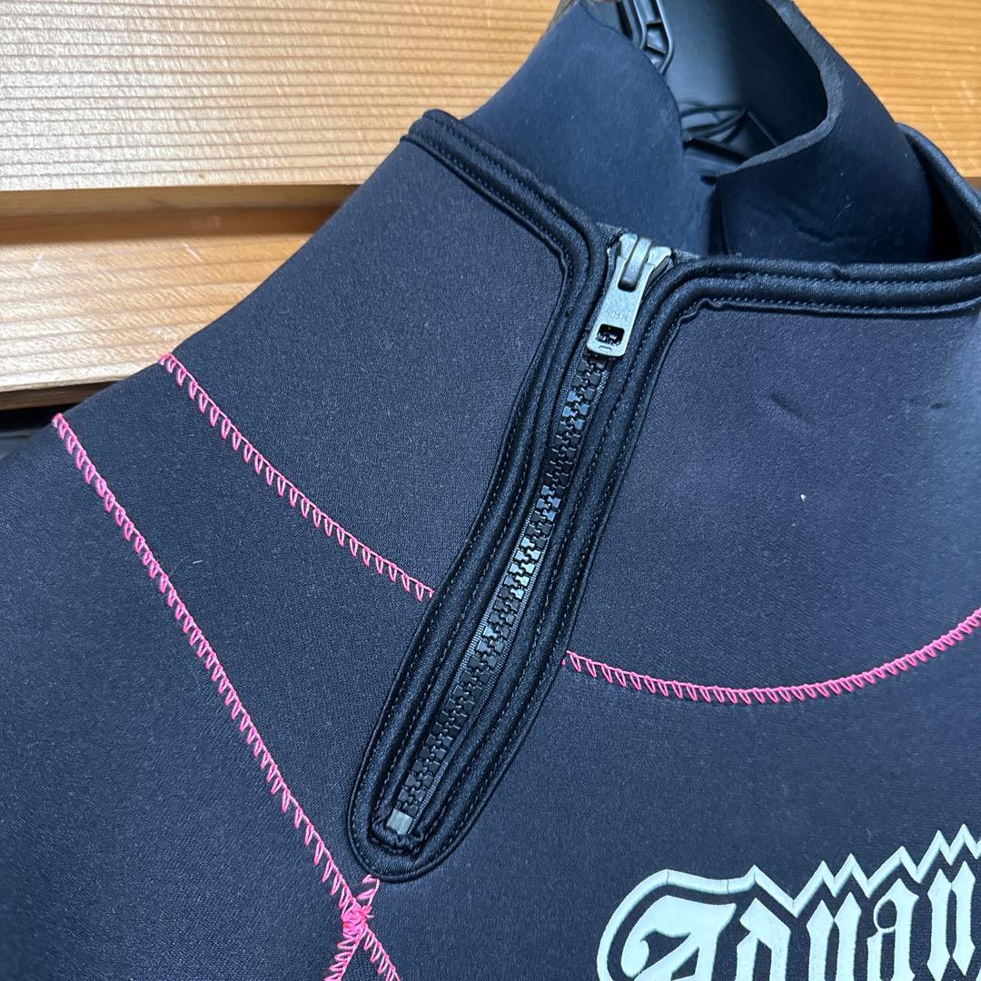 Advance ドライスーツ 黒 ピンク フルジッパー