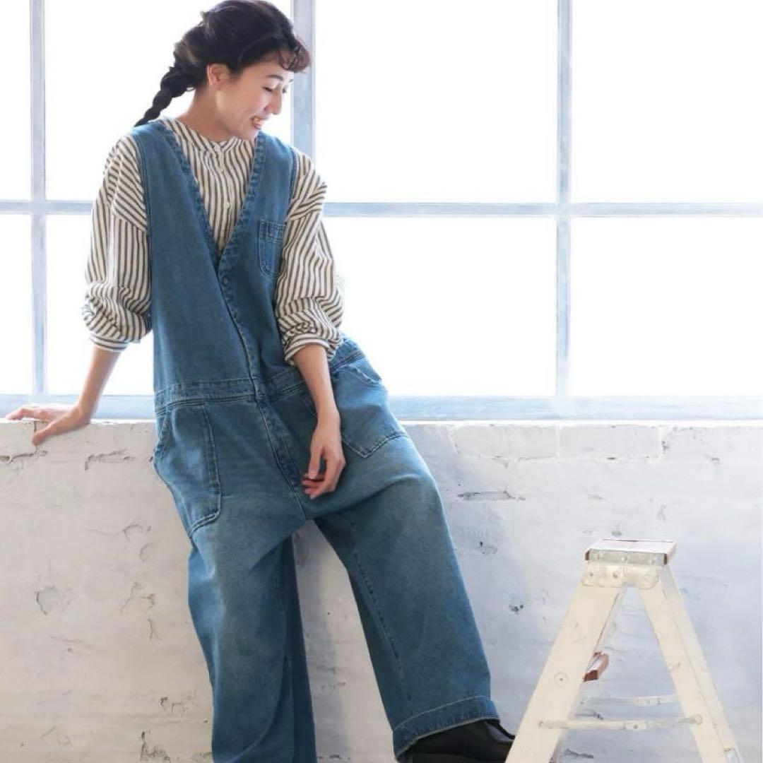 【新品】soulberry　ソウルベリー　店長のデニムなサロペット　M