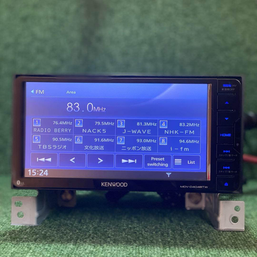カーナビ KENWOOD MDV-D404BTW Bluetooth
