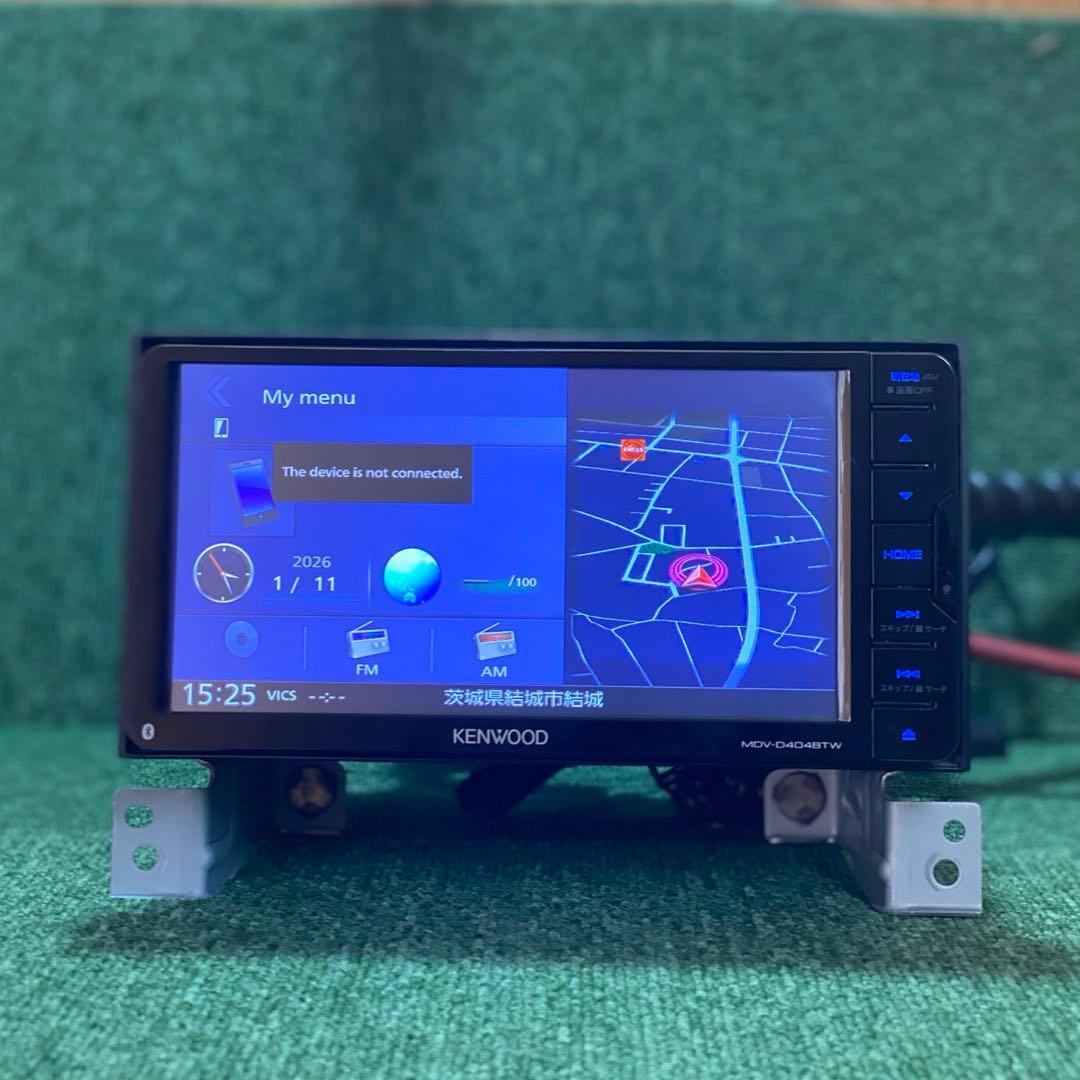 カーナビ KENWOOD MDV-D404BTW Bluetooth