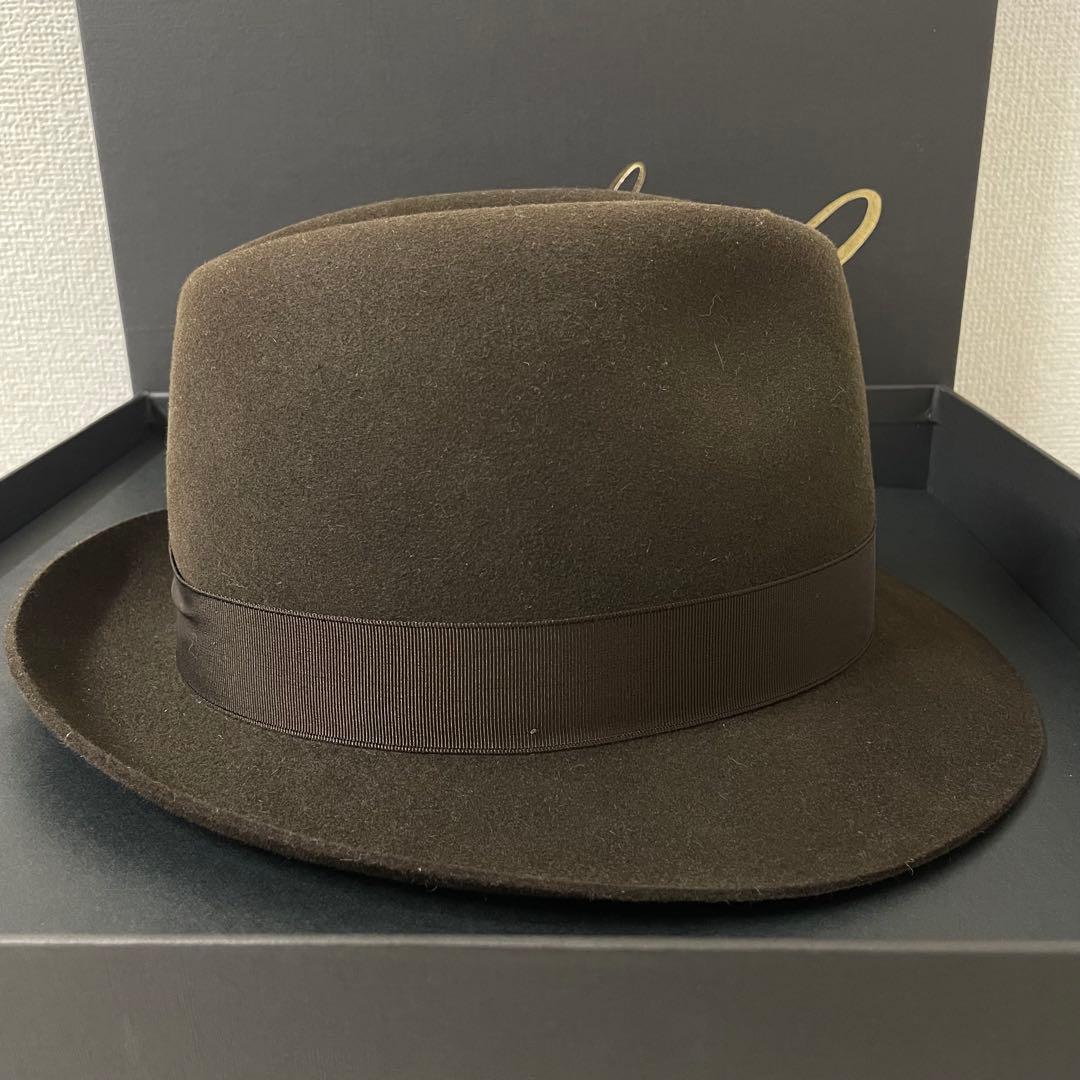 Borsalino ボルサリーノ　ハット　フェルト帽　ブラウン