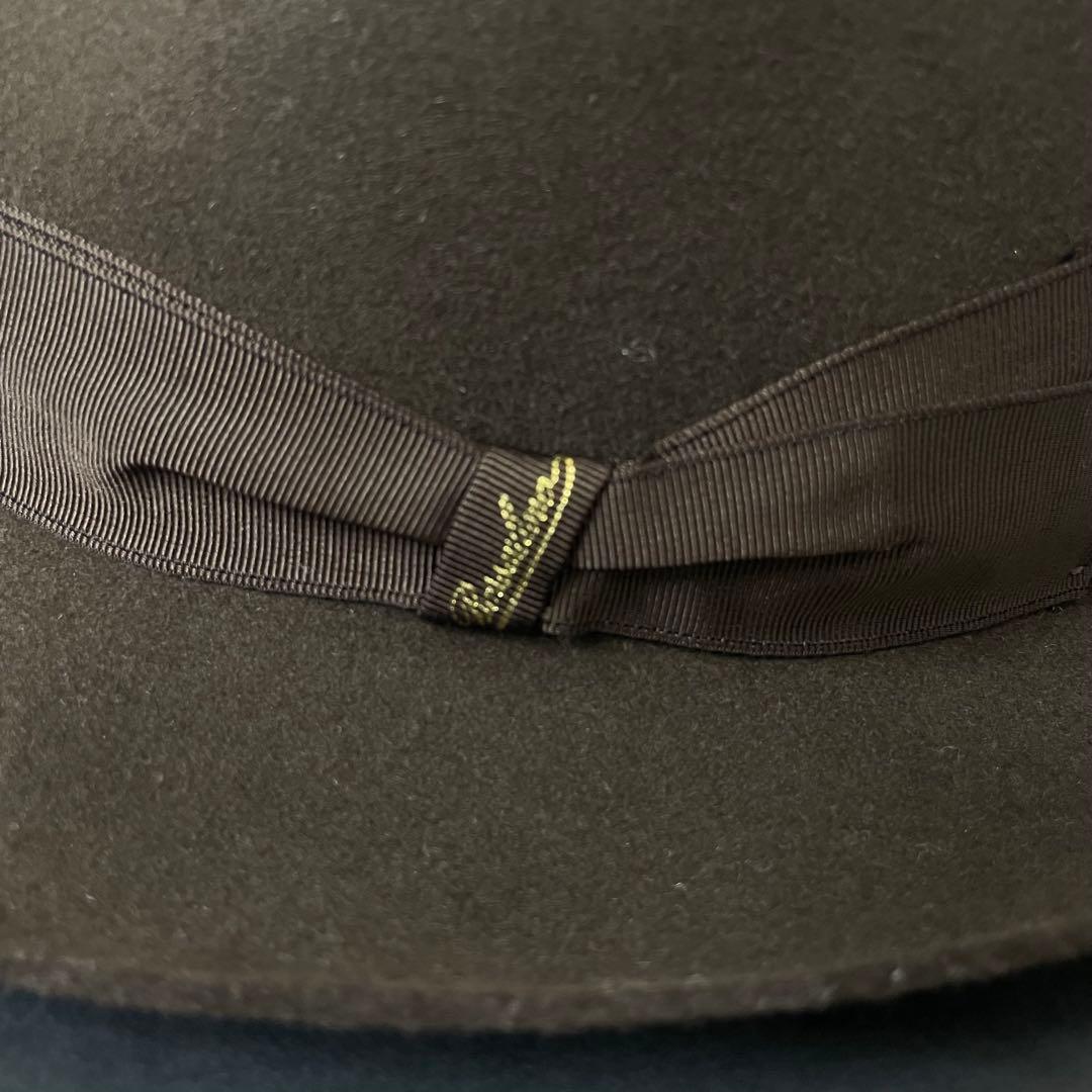 Borsalino ボルサリーノ　ハット　フェルト帽　ブラウン