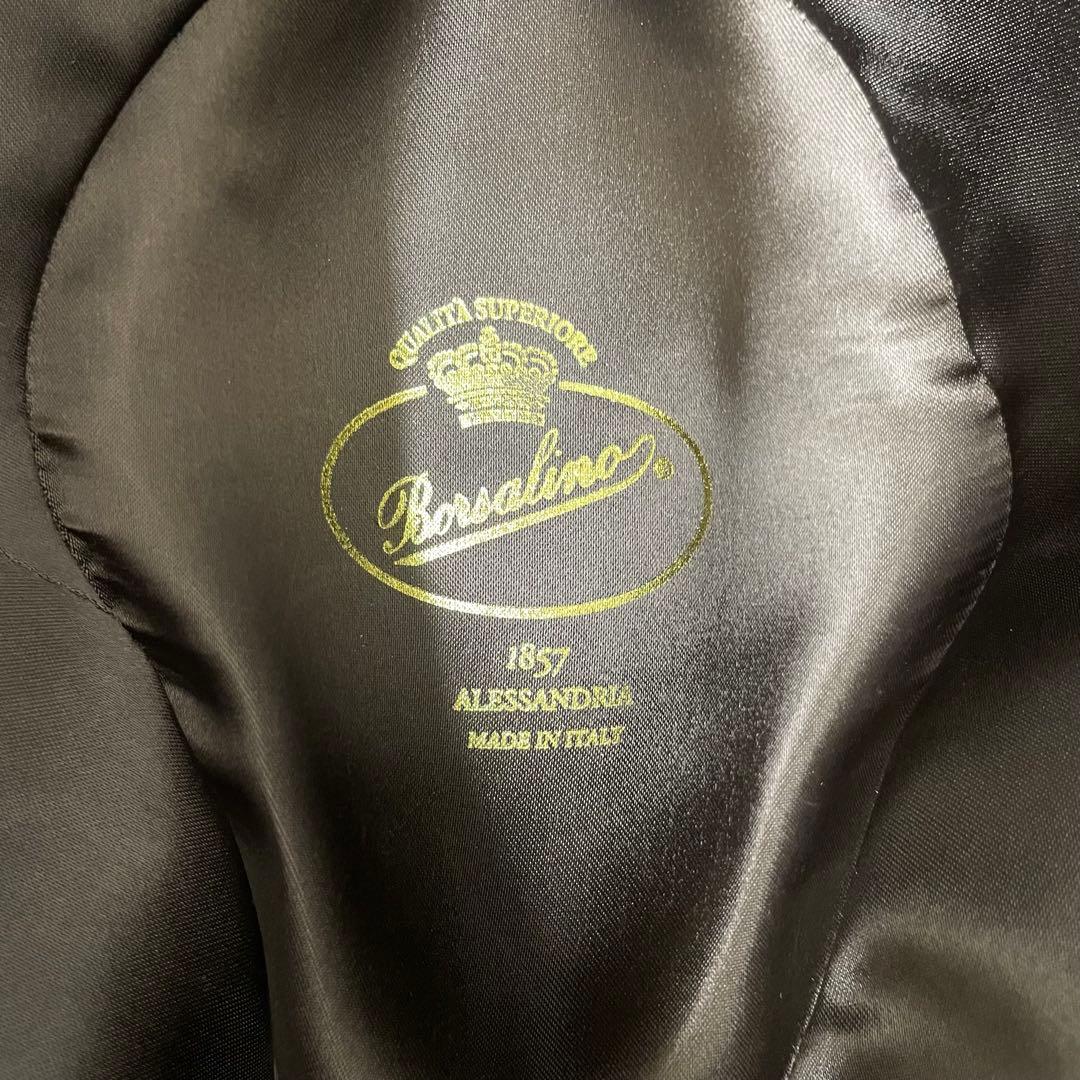 Borsalino ボルサリーノ　ハット　フェルト帽　ブラウン