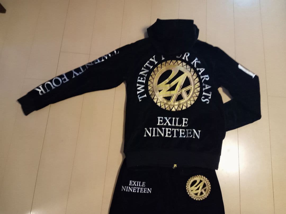 Dear様【24karats×EXILE】ベロアジャージ　セットアップ