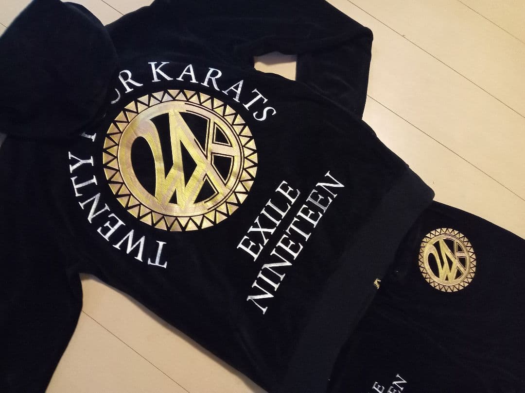 Dear様【24karats×EXILE】ベロアジャージ　セットアップ