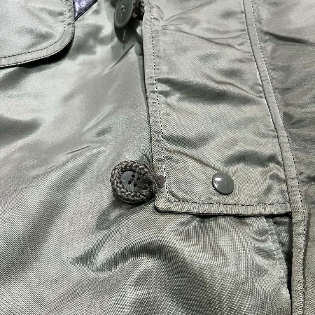 ALPHA アルファ　N-3B ミリタリージャケット L オリーブグリーン