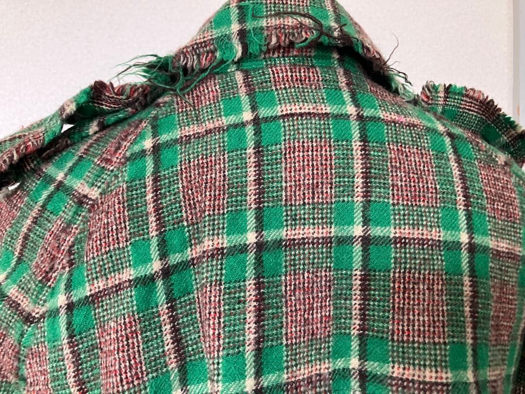 ジュンヤワタナベコムデギャルソンマンピンク ダブルブレストジャケット ベルトなし