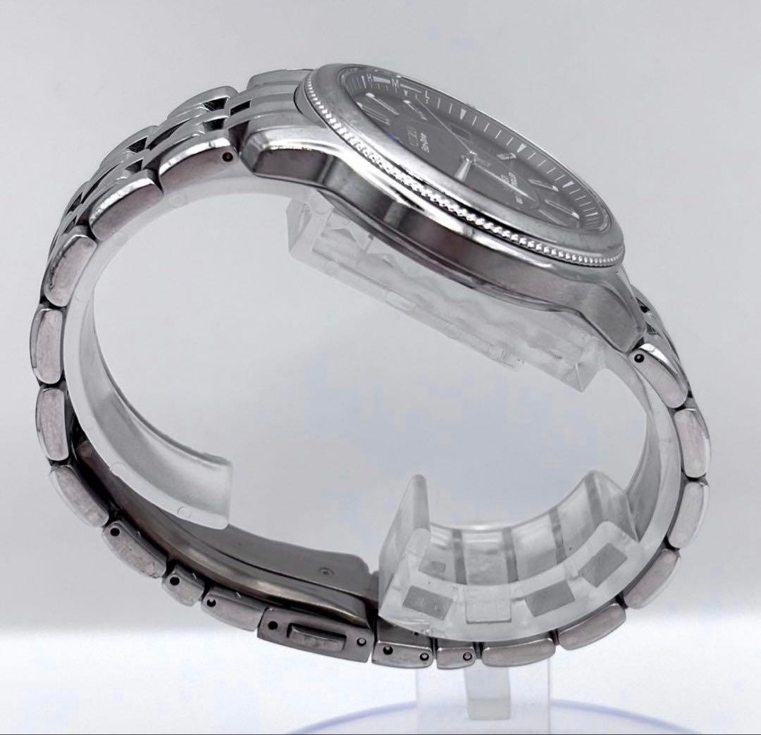 美品 CITIZEN エクシード チタン 電波ソーラー シェル文字盤 メンズ