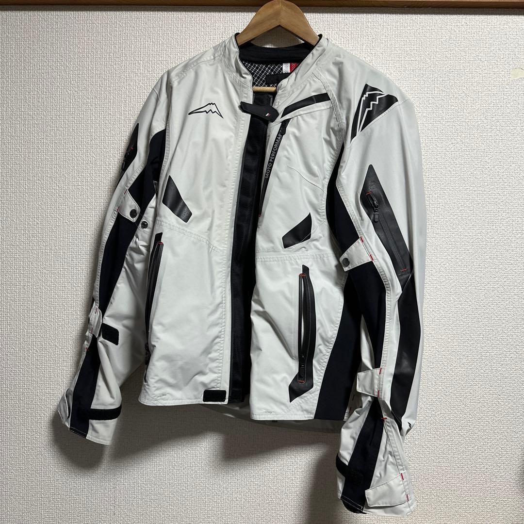クシタニ　バイクジャケット ホワイト/ブラック