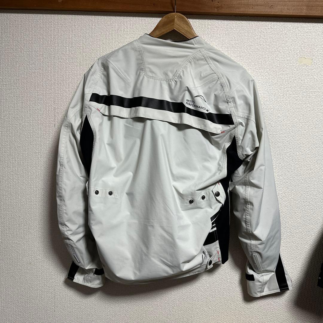 クシタニ　バイクジャケット ホワイト/ブラック