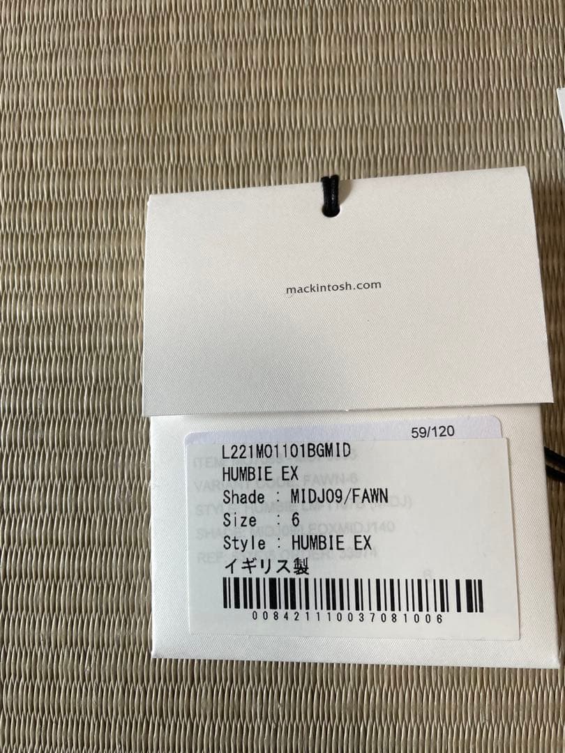 マッキントッシュ tomorrowland HNMBLE サイズ6