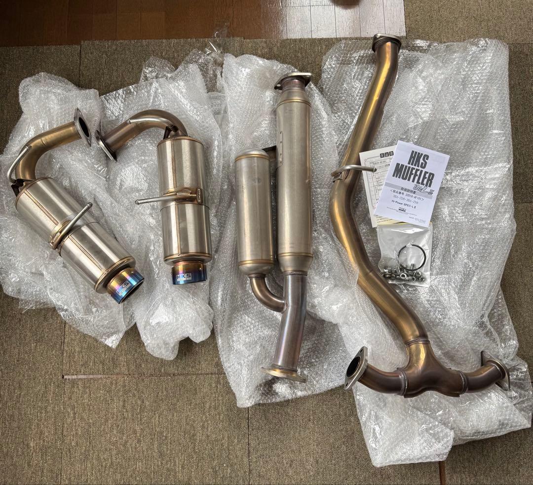 ★美品★HKS Hi-Power SPEC-LⅡ マフラー 【GR86,BRZ】