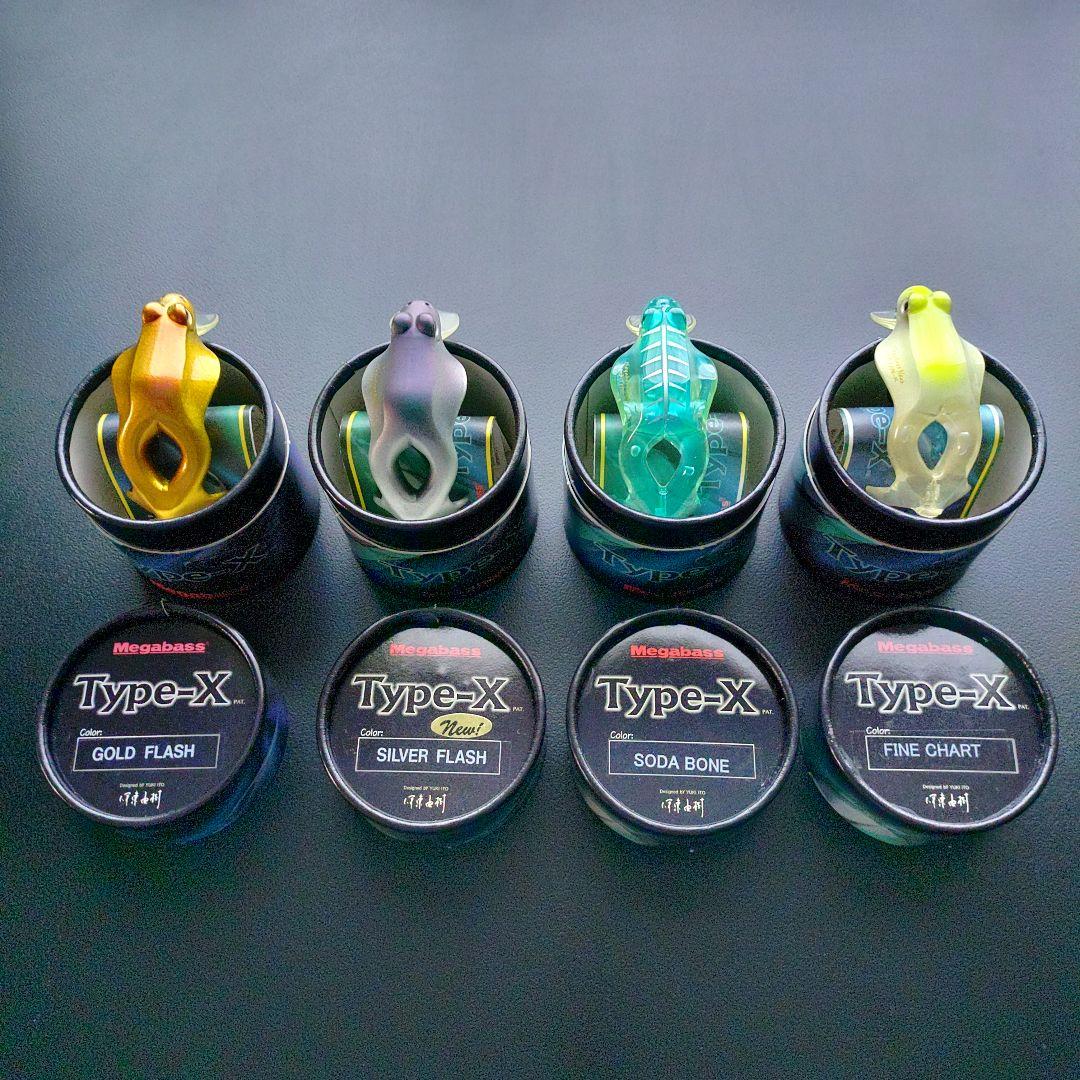 Megabass Type-X ルアー 4色セット