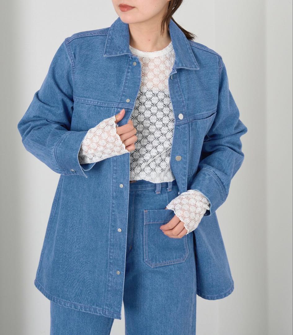 【IENA】（新品）2025 LATELIER デニムカバーオール